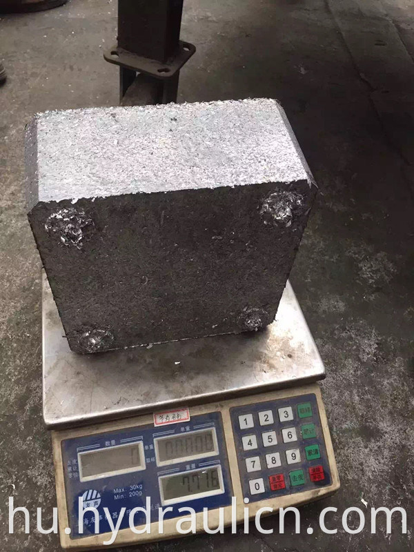 Y83L-500 alumíniumlemez brikettgép szögletes blokkkal